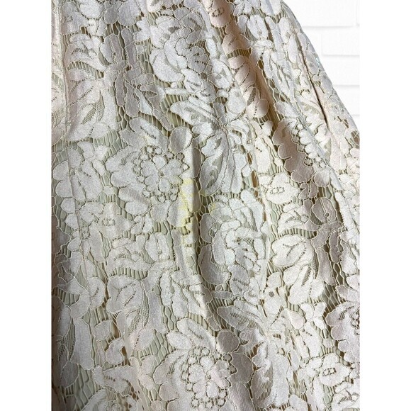 Vince Camuto Womens Dress Pink Size 4 Fit and Flare‎ Sleeveless Workwear Lace - Picture 7 of 11